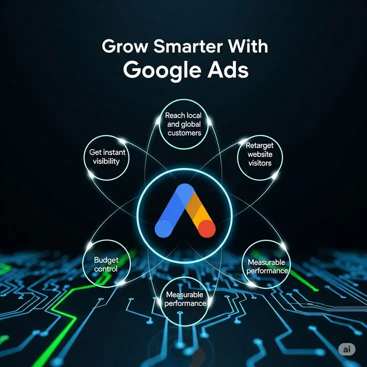 Blog digital image of Google Ads Best digital marketing freelancer in Thrissur.
